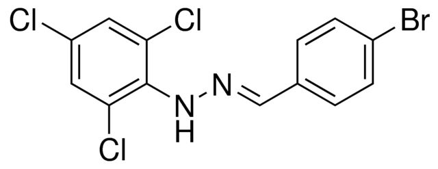 N-(4-BROMO-BENZYLIDENE)-N'-(2,4,6-TRICHLORO-PHENYL)-HYDRAZINE