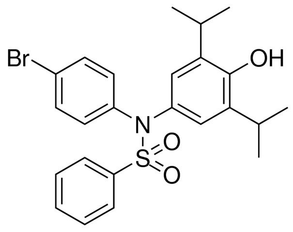 N-(4-BROMO-PHENYL)-N-(4-HYDROXY-3,5-DIISOPROPYL-PHENYL)-BENZENESULFONAMIDE