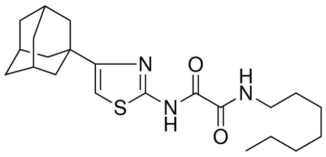 N-(4-ADAMANTAN-1-YL-THIAZOL-2-YL)-N'-HEPTYL-OXALAMIDE