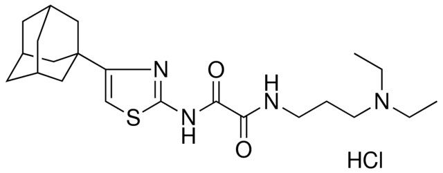 N-(4-ADAMANTAN-1-YL-THIAZOL-2-YL)-N'-(3-DIETHYLAMINO-PR)OXALAMIDE, HYDROCHLORIDE