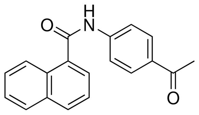 N-(4-ACETYLPHENYL)-1-NAPHTHAMIDE