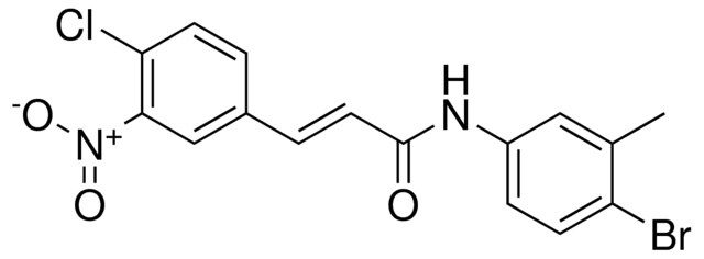 N-(4-BROMO-3-METHYL-PHENYL)-3-(4-CHLORO-3-NITRO-PHENYL)-ACRYLAMIDE