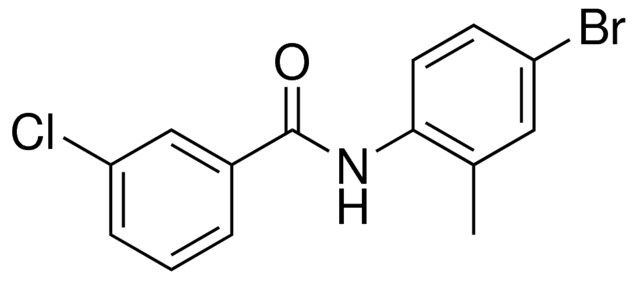 N-(4-BROMO-2-METHYL-PHENYL)-3-CHLORO-BENZAMIDE