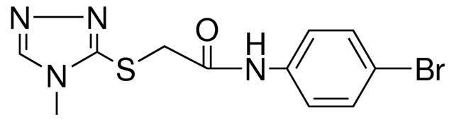 N-(4-BROMO-PHENYL)-2-(4-METHYL-4H-(1,2,4)TRIAZOL-3-YLSULFANYL)-ACETAMIDE