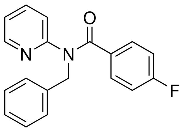 N-BENZYL-4-FLUORO-N-PYRIDIN-2-YL-BENZAMIDE