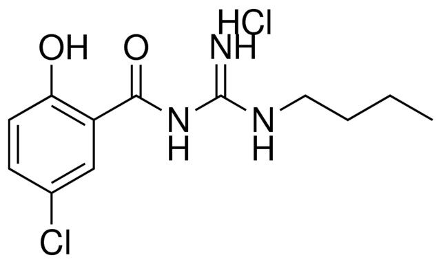 N-BUTYL-N'-(5-CHLORO-2-HYDROXY-BENZOYL)-GUANIDINE, HYDROCHLORIDE