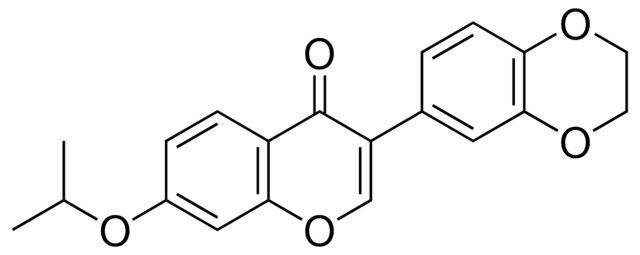 3-(2,3-DIHYDRO-BENZO(1,4)DIOXIN-6-YL)-7-ISOPROPOXY-CHROMEN-4-ONE