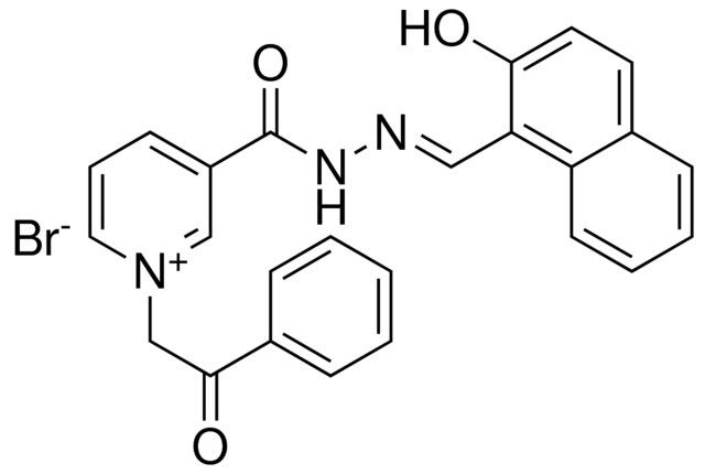 3-({(2E)-2-[(2-HYDROXY-1-NAPHTHYL)METHYLENE]HYDRAZINO}CARBONYL)-1-(2-OXO-2-PHENYLETHYL)PYRIDINIUM BROMIDE