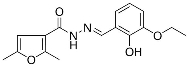 2,5-DIMETHYL-FURAN-3-CARBOXYLIC ACID (3-ETHOXY-2-HYDROXY-BENZYLIDENE)-HYDRAZIDE