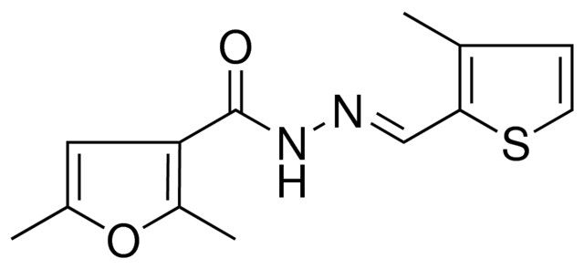 2,5-DIMETHYL-FURAN-3-CARBOXYLIC ACID (3-METHYL-THIOPHEN-2-YLMETHYLENE)-HYDRAZIDE