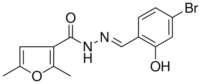 2,5-DIMETHYL-FURAN-3-CARBOXYLIC ACID (4-BROMO-2-HYDROXY-BENZYLIDENE)-HYDRAZIDE