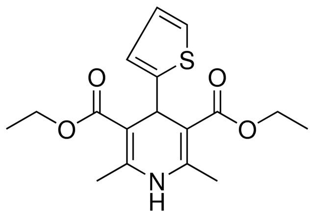 2,6-DIMETHYL-4-THIOPHEN-2-YL-1,4-2H-PYRIDINE-3,5-DICARBOXYLIC ACID DIETHYL ESTER