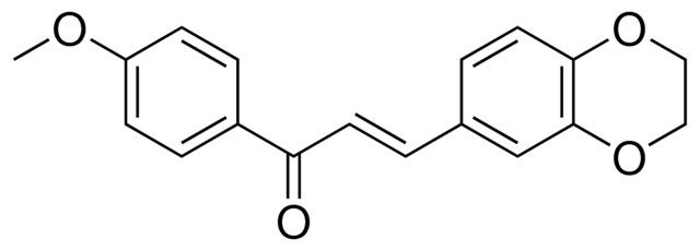 3-(2,3-DIHYDRO-BENZO(1,4)DIOXIN-6-YL)-1-(4-METHOXY-PHENYL)-PROPENONE