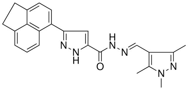 3-(1,2-DIHYDRO-5-ACENAPHTHYLENYL)-N'-[(E)-(1,3,5-TRIMETHYL-1H-PYRAZOL-4-YL)METHYLIDENE]-1H-PYRAZOLE-5-CARBOHYDRAZIDE