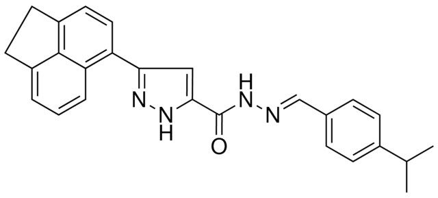 3-(1,2-DIHYDRO-5-ACENAPHTHYLENYL)-N'-[(E)-(4-ISOPROPYLPHENYL)METHYLIDENE]-1H-PYRAZOLE-5-CARBOHYDRAZIDE