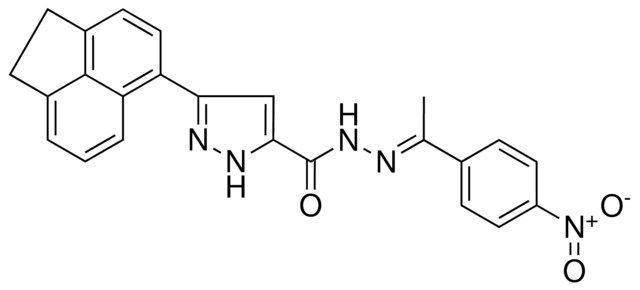 3-(1,2-DIHYDRO-5-ACENAPHTHYLENYL)-N'-[(E)-1-(4-NITROPHENYL)ETHYLIDENE]-1H-PYRAZOLE-5-CARBOHYDRAZIDE