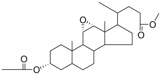 3-ALPHA-ACETOXY-11-ALPHA,12-ALPHA-EPOXY-5-BETA-CHOLAN-24-OIC ACID METHYL ESTER