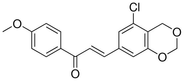 3-(5-CHLORO-4H-BENZO(1,3)DIOXIN-7-YL)-1-(4-METHOXY-PHENYL)-PROPENONE