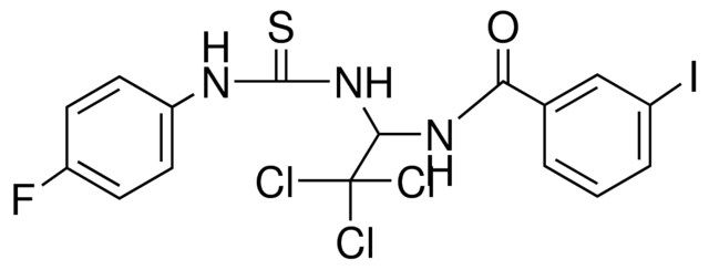 3-IODO-N-(2,2,2-TRICHLORO-1-(3-(4-FLUORO-PHENYL)-THIOUREIDO)-ETHYL)-BENZAMIDE