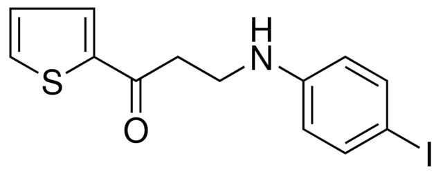 3-(4-IODOANILINO)-1-(2-THIENYL)-1-PROPANONE