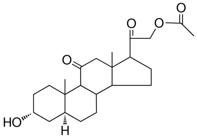 3-ALPHA-HYDROXY-11,20-DIOXO-5-ALPHA-PREGNAN-21-YL ACETATE