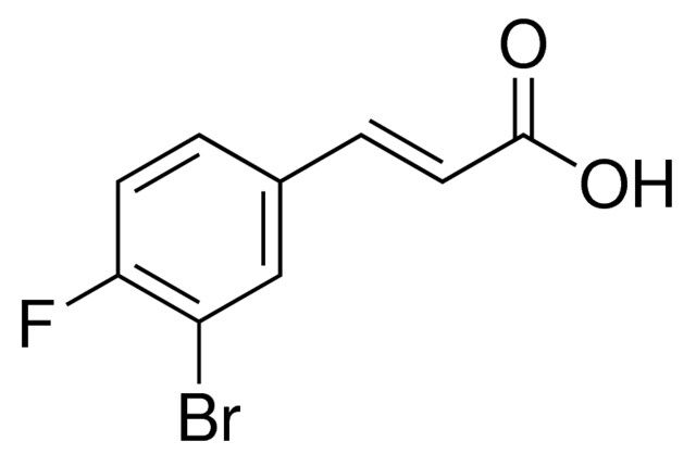 3-Bromo-4-fluorocinnamic acid