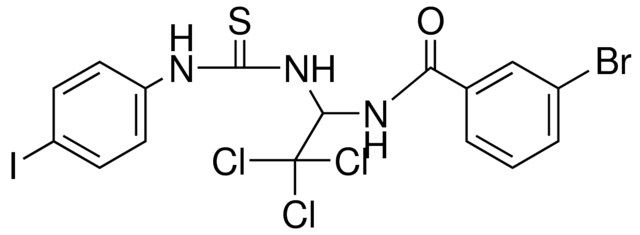 3-BROMO-N-(2,2,2-TRICHLORO-1-(3-(4-IODO-PHENYL)-THIOUREIDO)-ETHYL)-BENZAMIDE