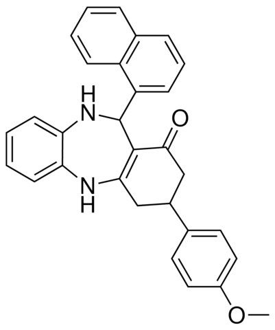 3-(4-MEO-PH)-11-NAPHTHALEN-1-YL-2,3,4,5,10,11-6H-DIBENZO(B,E)(1,4)DIAZEPIN-1-ONE