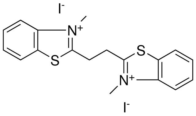 3-METHYL-2-[2-(3-METHYL-1,3-BENZOTHIAZOL-3-IUM-2-YL)ETHYL]-1,3-BENZOTHIAZOL-3-IUM DIIODIDE