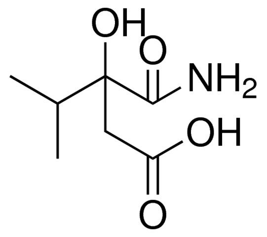 3-CARBAMOYL-3-HYDROXY-4-METHYL-PENTANOIC ACID