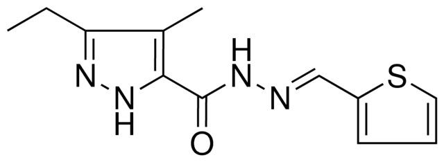 3-ETHYL-4-METHYL-N'-(2-THIENYLMETHYLENE)-1H-PYRAZOLE-5-CARBOHYDRAZIDE