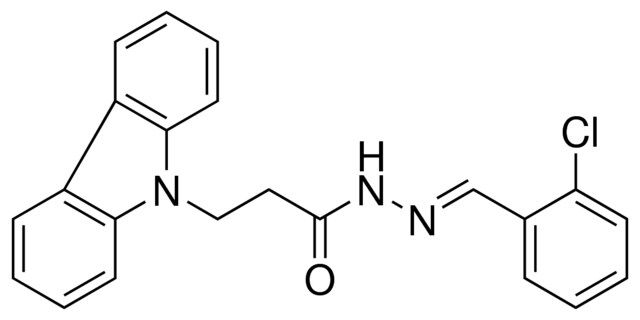 3-CARBAZOL-9-YL-PROPIONIC ACID (2-CHLORO-BENZYLIDENE)-HYDRAZIDE