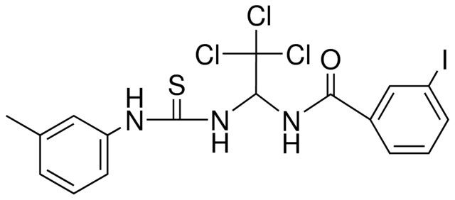 3-IODO-N-(2,2,2-TRICHLORO-1-(3-M-TOLYL-THIOUREIDO)-ETHYL)-BENZAMIDE