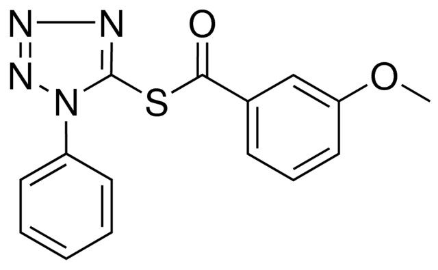 3-METHOXY-THIOBENZOIC ACID S-(1-PHENYL-1H-TETRAZOL-5-YL) ESTER