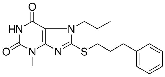 3-METHYL-8-(3-PHENYL-PROPYLSULFANYL)-7-PROPYL-3,7-DIHYDRO-PURINE-2,6-DIONE