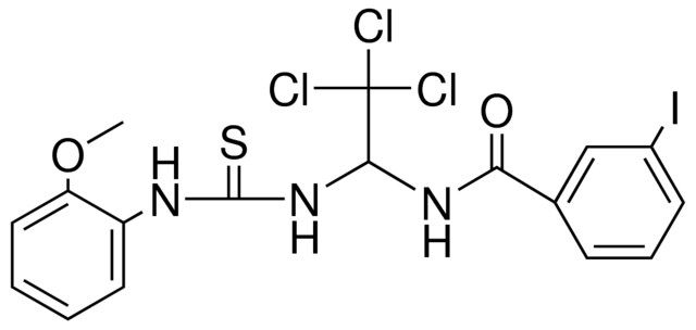 3-IODO-N-(2,2,2-TRICHLORO-1-(3-(2-METHOXY-PHENYL)-THIOUREIDO)-ETHYL)-BENZAMIDE