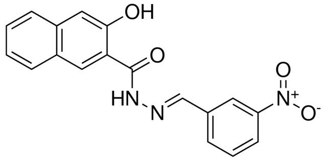 3-HYDROXY-NAPHTHALENE-2-CARBOXYLIC ACID (3-NITRO-BENZYLIDENE)-HYDRAZIDE