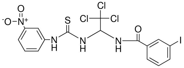 3-IODO-N-(2,2,2-TRICHLORO-1-(3-(3-NITRO-PHENYL)-THIOUREIDO)-ETHYL)-BENZAMIDE