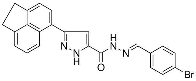 5-ACENAPHTHEN-5-YL-2H-PYRAZOLE-3-CARBOXYLIC ACID (4-BROMO-BENZYLIDENE)-HYDRAZIDE