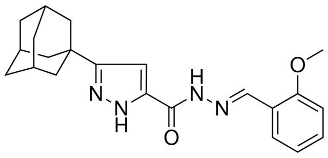 5-ADAMANTAN-1-YL-2H-PYRAZOLE-3-CARBOXYLIC ACID (2-METHOXY-BENZYLIDENE)-HYDRAZIDE