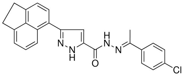 5-ACENAPHTHEN-5-YL-2H-PYRAZOLE-3-CARBOXYLIC ACID (1(4-CL-PH)ETHYLIDENE)HYDRAZIDE