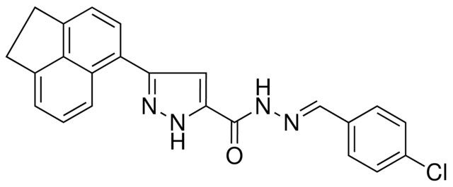 5-ACENAPHTHEN-5-YL-2H-PYRAZOLE-3-CARBOXYLIC ACID (4-CL-BENZYLIDENE)-HYDRAZIDE