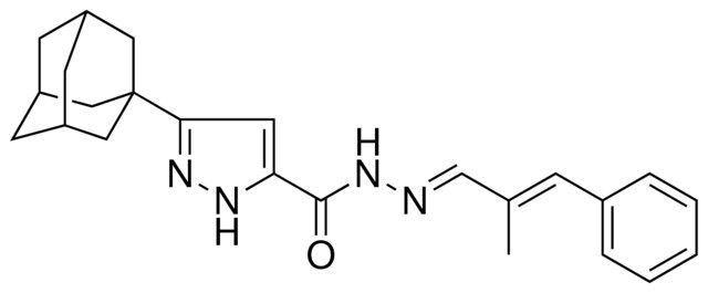 5-ADAMANTAN-1-YL-2H-PYRAZOLE-3-CARBOXYLIC ACID (2-ME-3-PH-ALLYLIDENE)-HYDRAZIDE