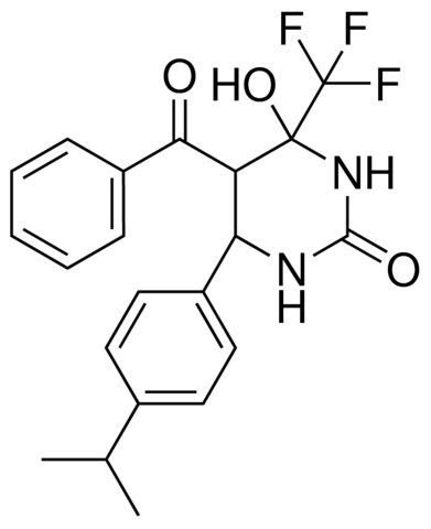 5-BENZOYL-4-HO-6(4-ISOPROPYL-PH)4-(TRIFLUOROMETHYL)TETRAHYDRO-2(1H)-PYRIMIDINONE