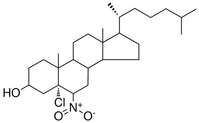 5-CHLORO-6-BETA-NITRO-5-ALPHA-CHOLESTAN-3-BETA-OL