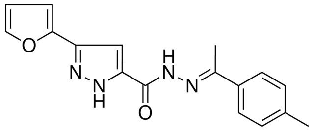 5-FURAN-2-YL-2H-PYRAZOLE-3-CARBOXYLIC ACID (1-P-TOLYL-ETHYLIDENE)-HYDRAZIDE