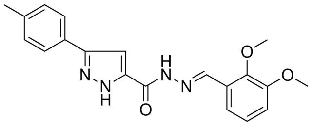 5-P-TOLYL-2H-PYRAZOLE-3-CARBOXYLIC ACID (2,3-DIMETHOXY-BENZYLIDENE)-HYDRAZIDE