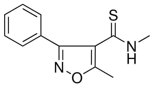 5-METHYL-3-PHENYL-ISOXAZOLE-4-CARBOTHIOIC ACID METHYLAMIDE