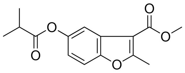 5-ISOBUTYRYLOXY-2-METHYL-BENZOFURAN-3-CARBOXYLIC ACID METHYL ESTER