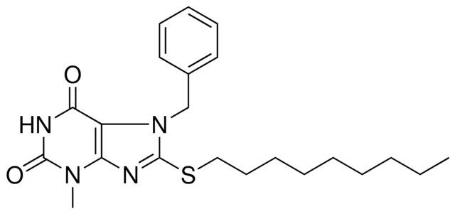 7-BENZYL-3-METHYL-8-NONYLSULFANYL-3,7-DIHYDRO-PURINE-2,6-DIONE